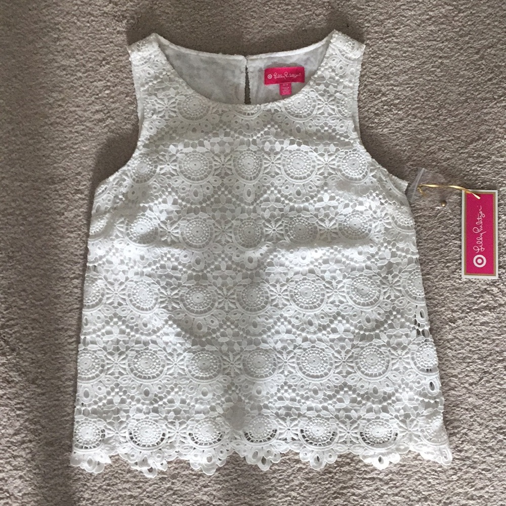 NWT Lilly Pulitzer for Target lace tank size M